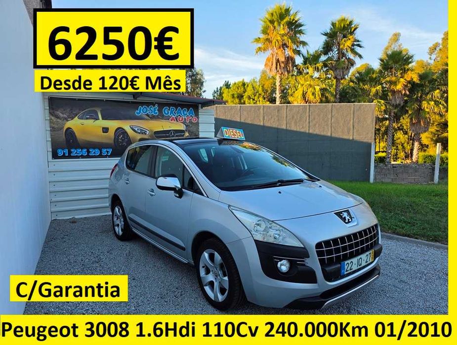 Peugeot 3008 1.6Hdi 240.000Km 110Cv 01/2010