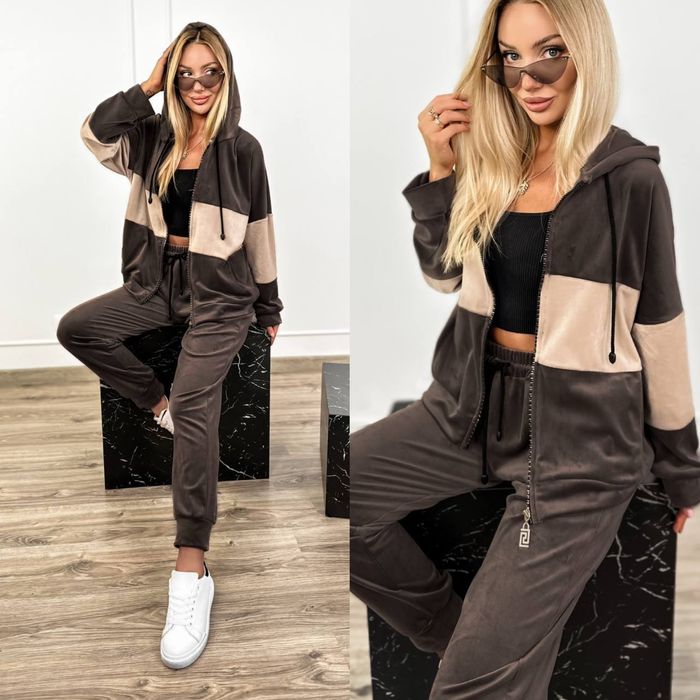 Жіночий велюровий костюм гарної якості