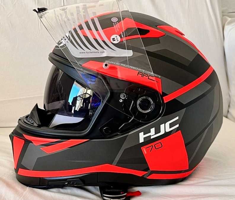 Capacete NOVO HJC i70 Elim Orange (40% DESCONTO) Tamanho M