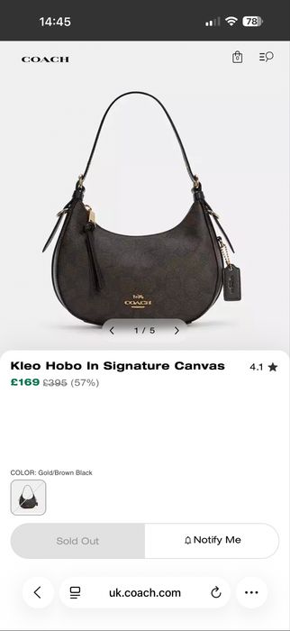 Сумка Coach оригінал нова