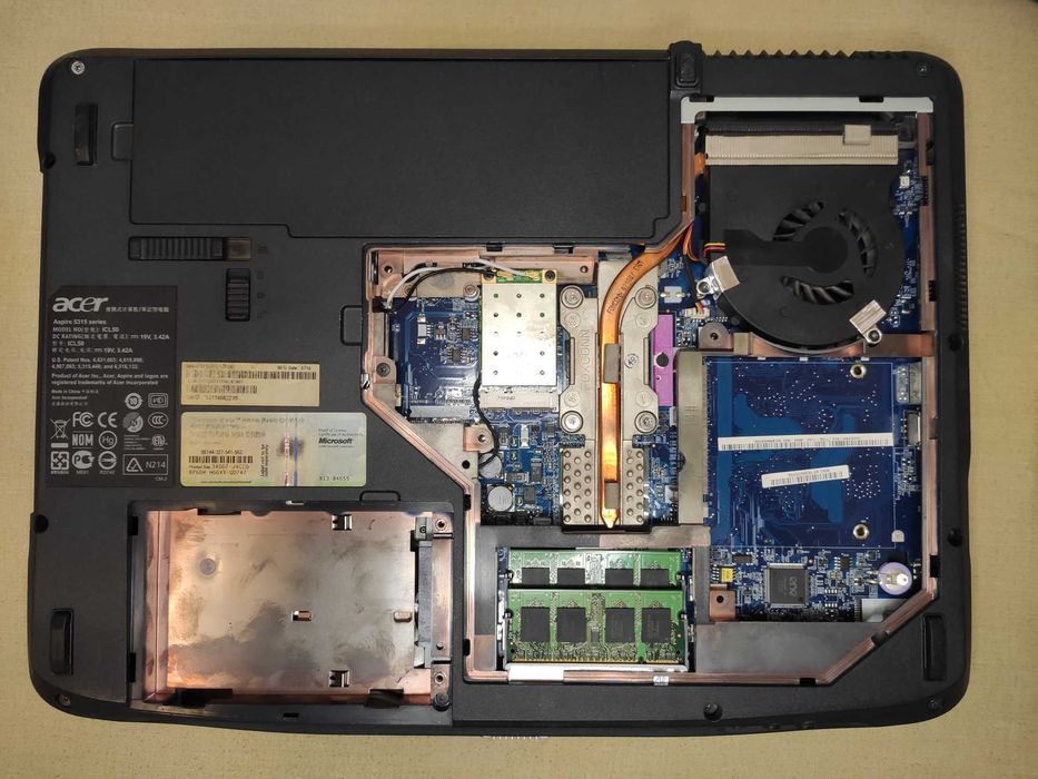 laptop Acer Aspire 5315 model ICL50