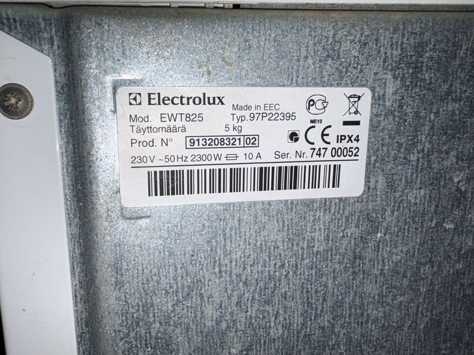 Пральна машина electrolux 5kg