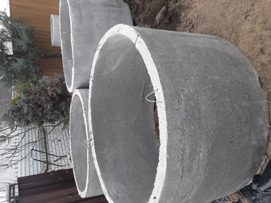 Бетонные кольца. Бетонні кільця.Каналізація під ключ.