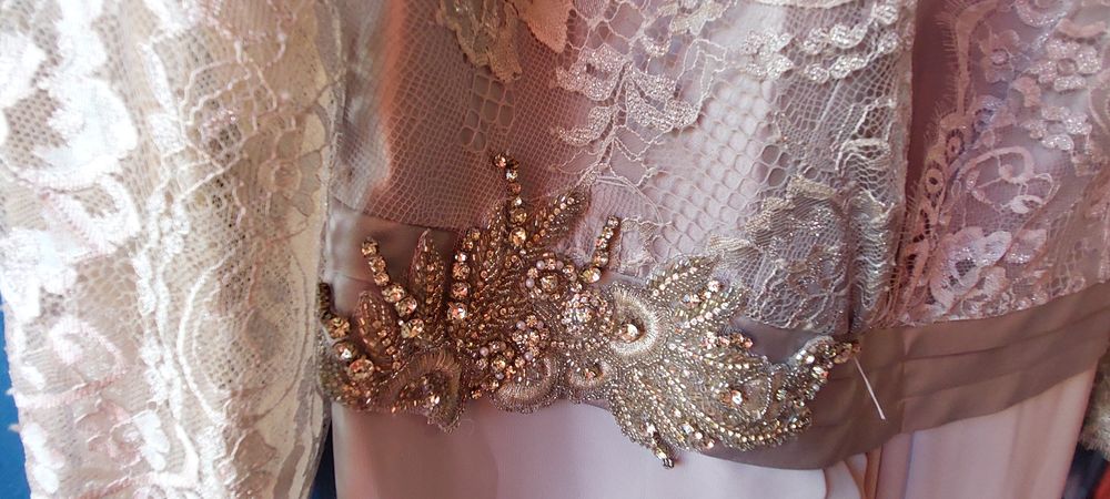 Vestido Novo com etiqueta Estefânia n50 conjunto vestido gala e casac