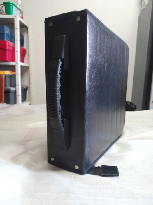 Pasta de DVD/CD em pele