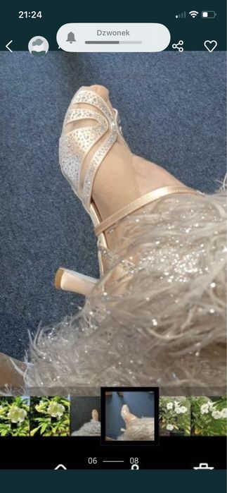 Buty taneczne,, praktycznie jak nowe, rozmiar 38