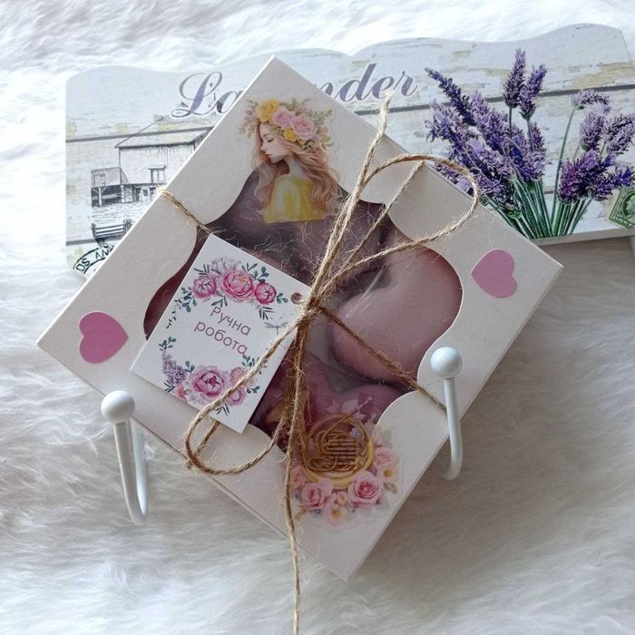 Подарунковий набір «Лавандовий» подарунок на день Святого Валентина