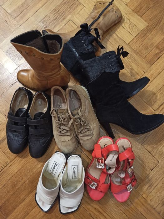 Продам обувь женская туфли сабо сапоги кожа замша