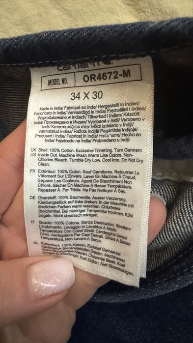 Джинсовий комбінезон Кархард Carhartt