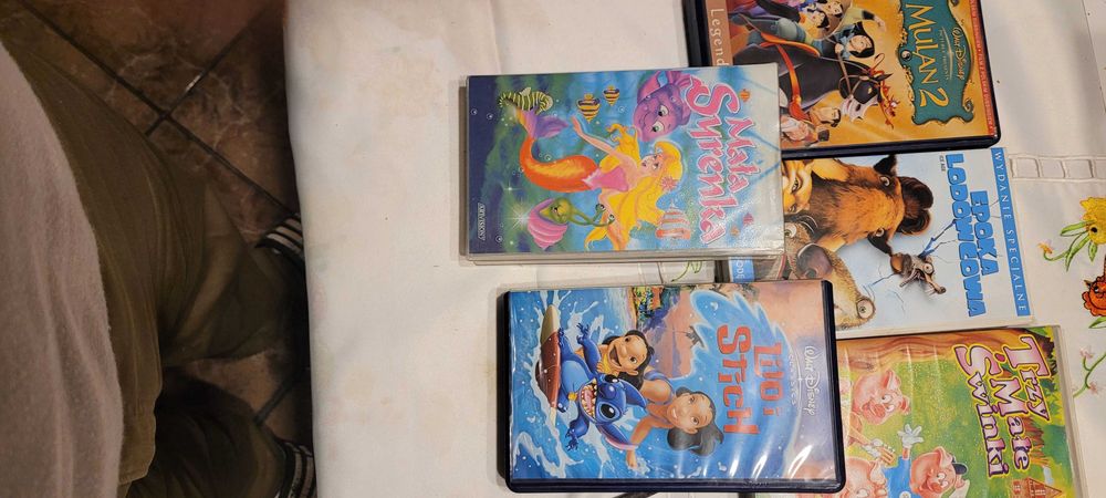 Bajki dla  maluchów na kasetach VHS