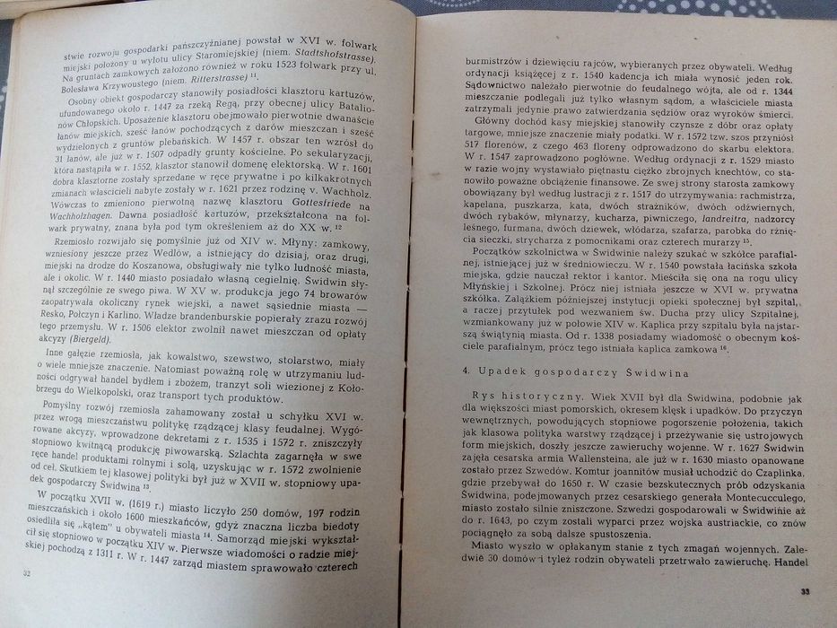 Z dziejów Świdwina -praca zbiorowa 1963r książka