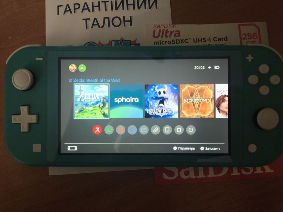 Nintendo switch lite 256gb