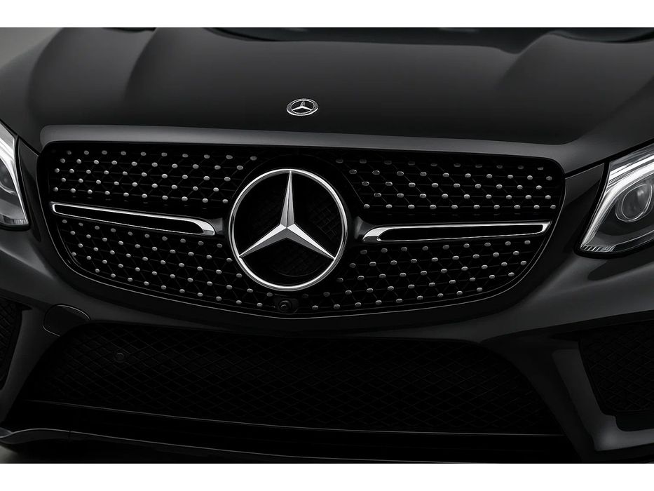 Mercedes GLE/ML W166 Тюнінг решітка Diamond Black (GLE) Без камери