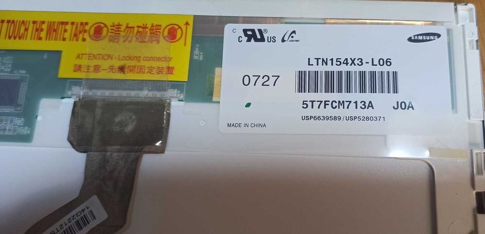 LCD 15'' para Toshiba L40 ou outros (modelo LTN154X3-L06)