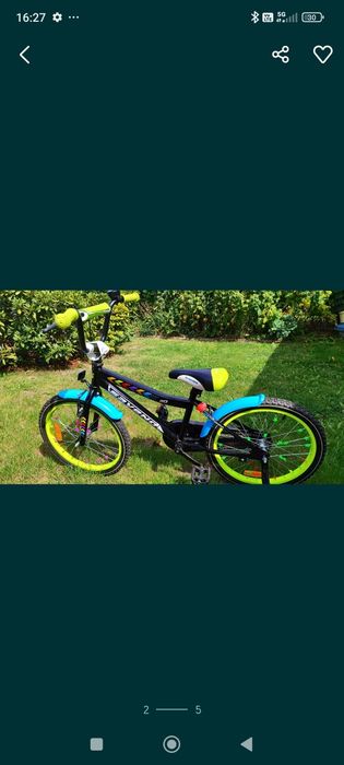 Rower jak nowy dla chłopca koła 20