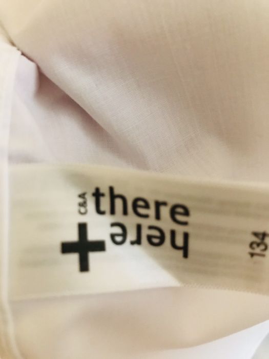 Белая рубашка C&A Германия р. 134