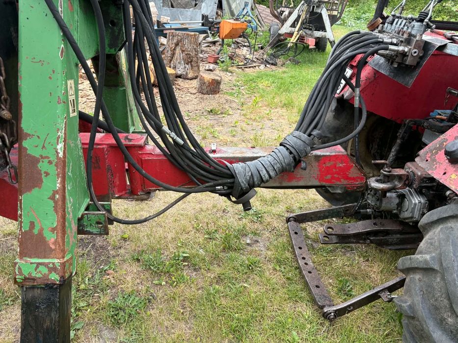 Przyczepa leśna z HDS 7.5 ton