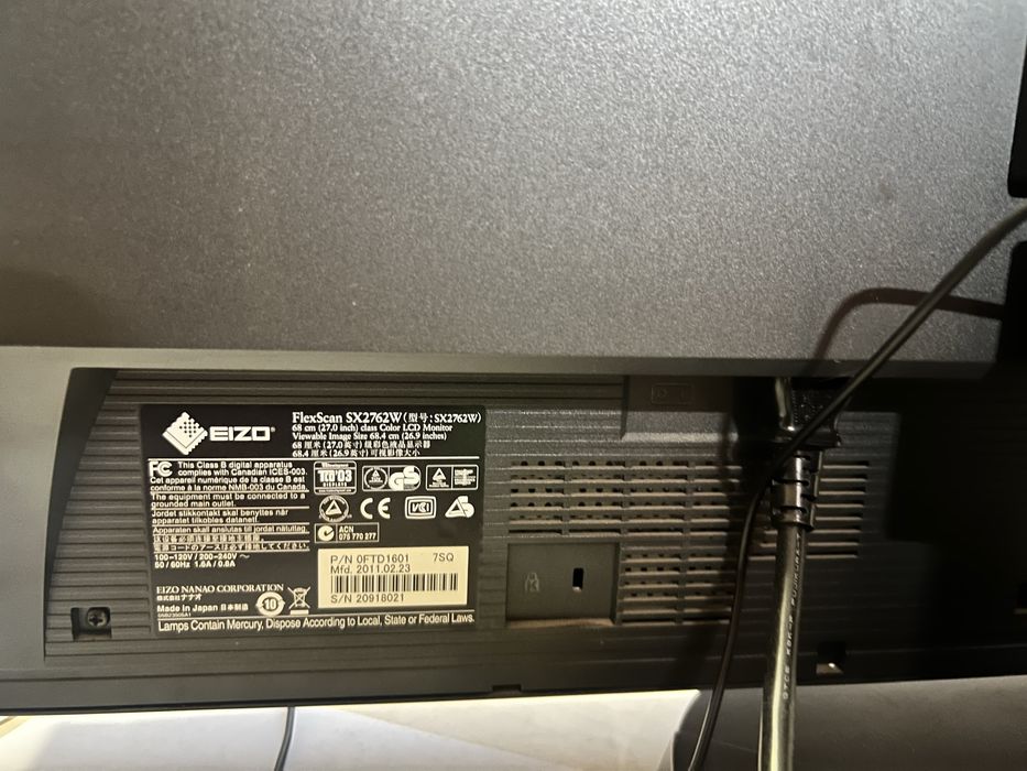 Монітор EIZO FlexScan SX2762W