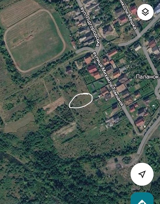 Земельна ділянка Паланок