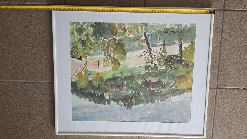 Akwarela Góra św.Anny Jerzy Beski