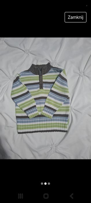 Sweterek w paski coccodrillo