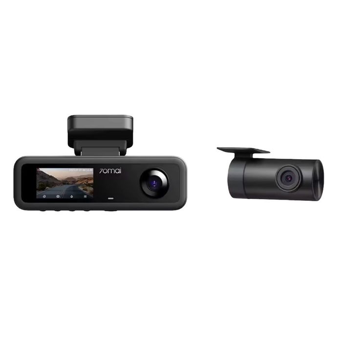 70Mai Dash Cam 4K T800E Set Black - відеореєстратор з 3 камерами