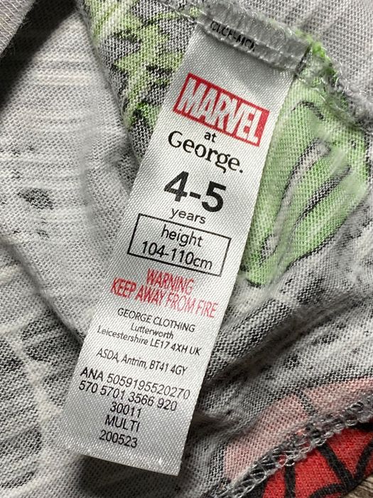 Піжама Марвел бавовняна хлопчику 4-5р. Комплект кофта-штани