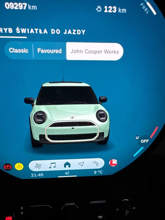 Konwersja USA/EUROPA MINI COOPER F66 Menu Polskie Kodowanie Swiatel PL