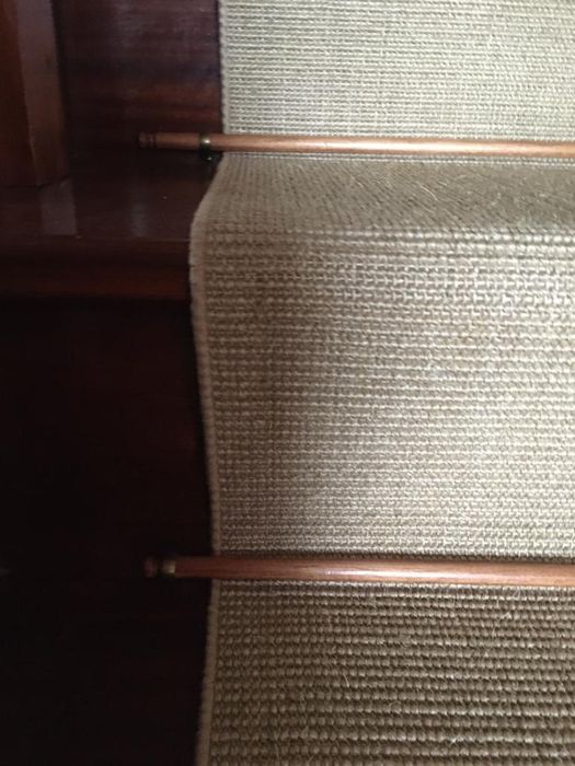 Passadeira de sisal.