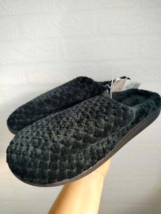 Kapcie papcie męskie dla dziadka Cleve 43 44 28,50cm antypoślizgowe