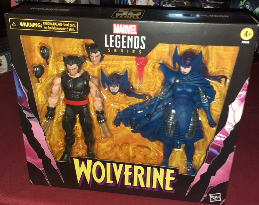 Wolverine & Psylocke Zestaw 2 figurek 50th Anniversary Marvel Legends
