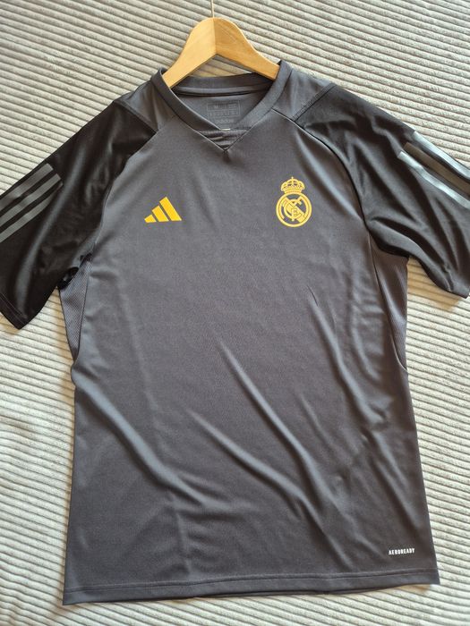 Bluzka koszulka T-shirt treningowy adidas Real Madryd M