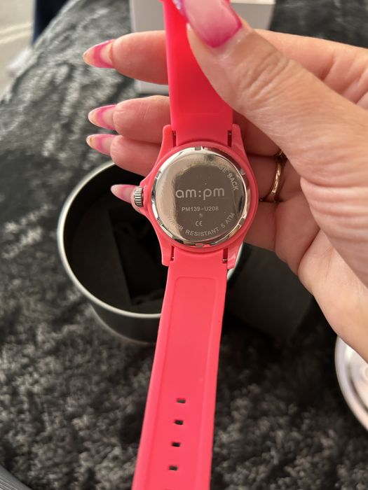 Zegarek am:pm neon róż