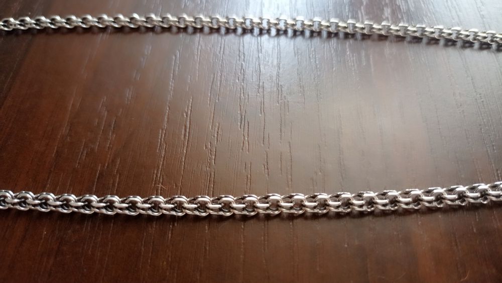 Мужская серебряная цепочка .