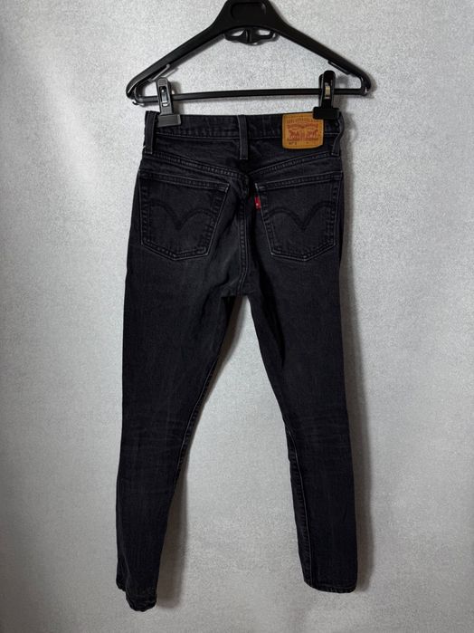 Spodnie szare Levi’s 501 damskie jeansy W23 L30 dżinsy