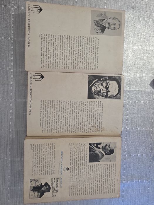 Lote 9 livros Coleção Unibolso / Biblioteca Universal — clássicos portugueses