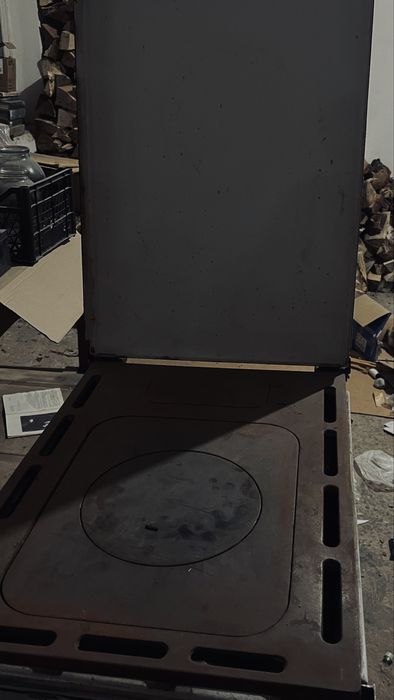 Буржуйка пічка твердопаливна піч з варильною поверхнею булерян