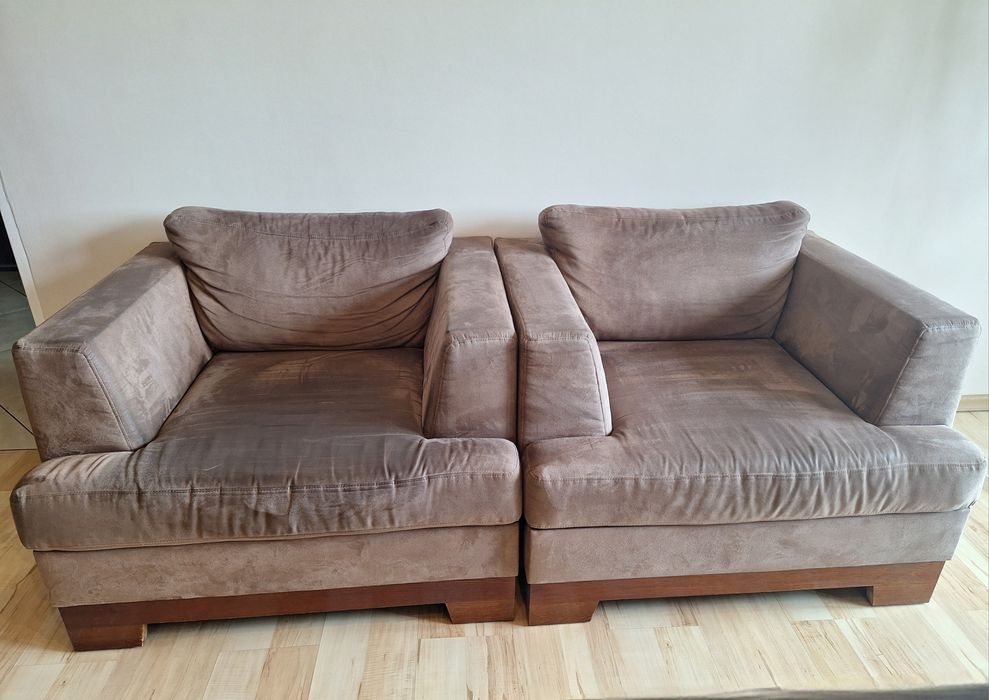 Fotele brązowe do salonu