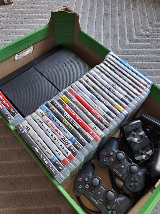 PS3/500GB/Move/Gry/Pady