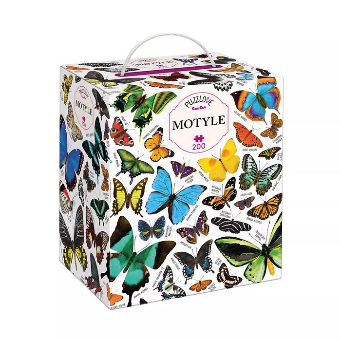 Puzzlove CzuCzu 200 elementów. Motyle. Bright Junior Media