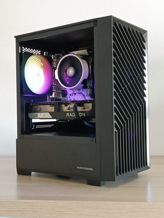 PC Gamer Ryzen 5 + RX 6600 XT | Até 500 FPS | Pronto a Jogar