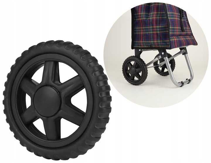 KÓŁKO DO WÓZKA NA ZAKUPY Torby Zakupowej DUŻE 13cm Uniwersalne SOLIDNE