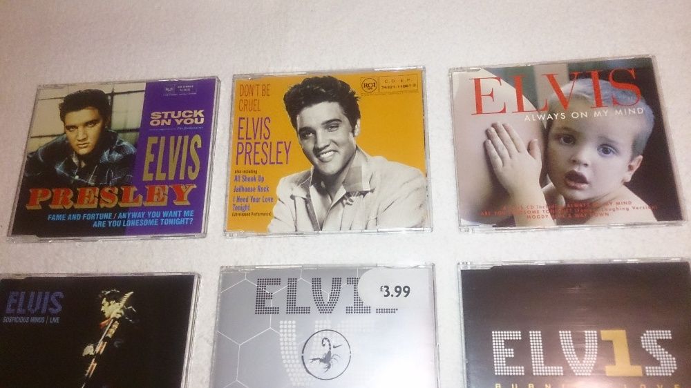 elvis presley (9 cds singles) raros