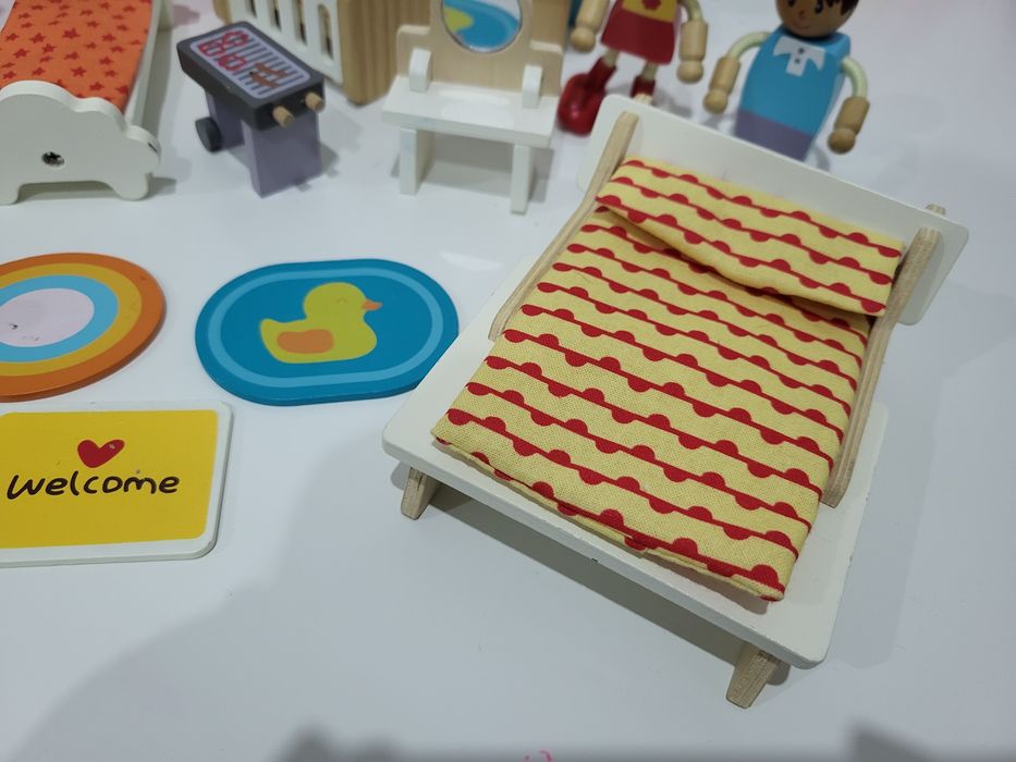 casinha de bonecas + acessórios