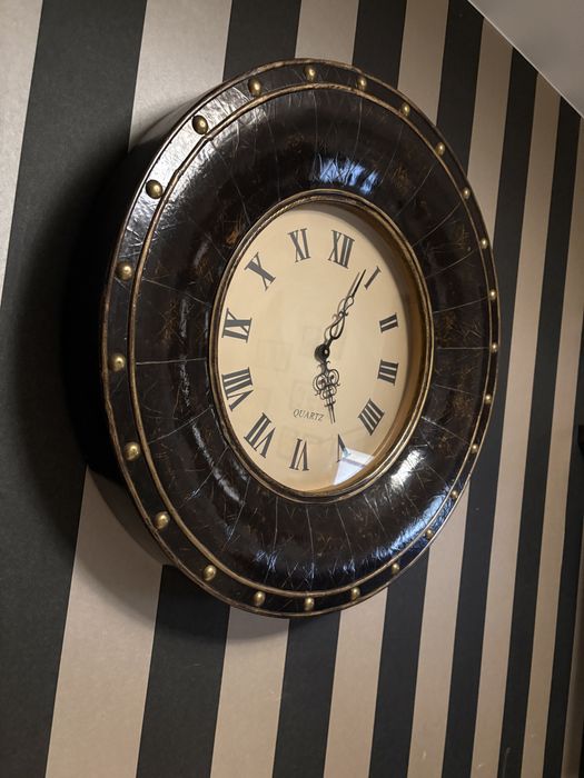 Piekny zegar w doskonalym stanie / kolonialny, rustykalny, almi decor