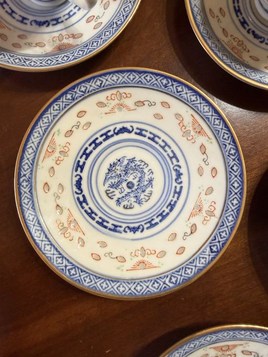 Serviço café bago arroz porcelana chinesa