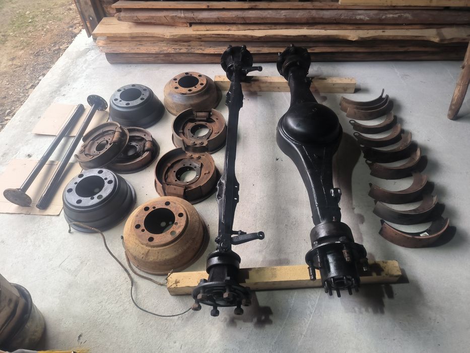 Прицеп балка і міст на причеп до трактора мінітрактора і іншої техніки