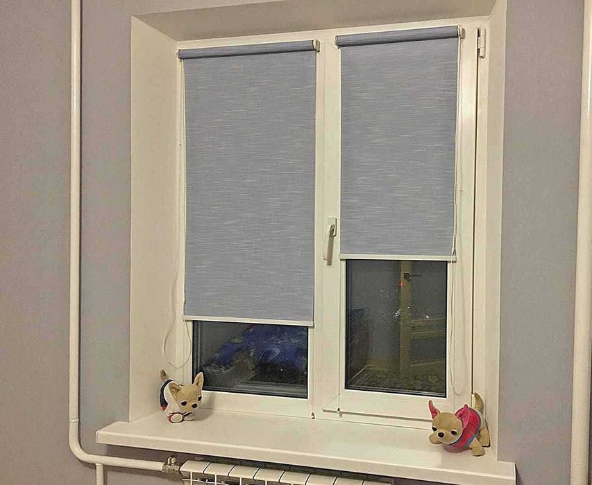 Тканевые ролеты В2 любые размеры. Жалюзи на окна. Рулонные шторы