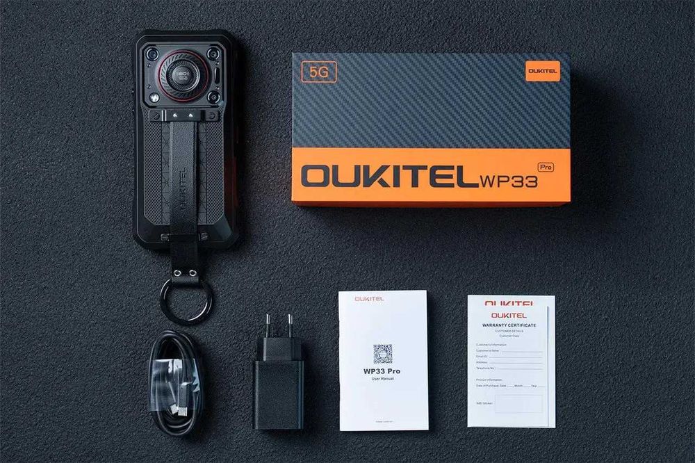 Защищенный смартфон Oukitel WP33 Pro 8/256Gb 22000mAh Противоударный