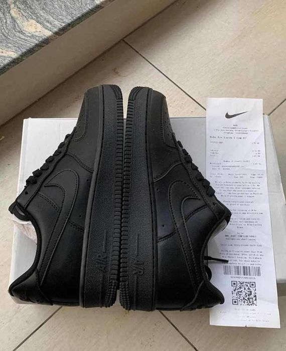 Air Force 1 Czarne Nowe Rozmiar: 44